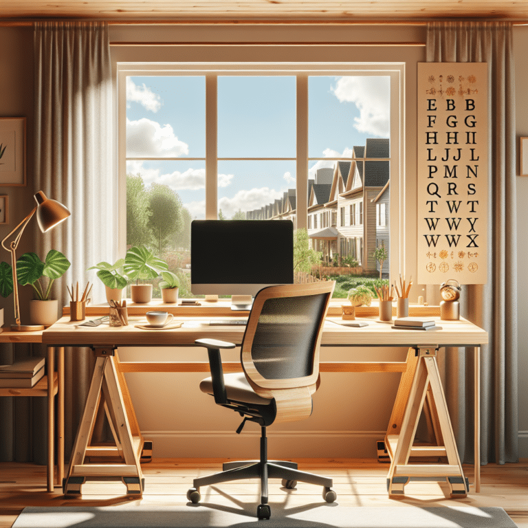 Adjustable Bamboo Desks for Home Office
