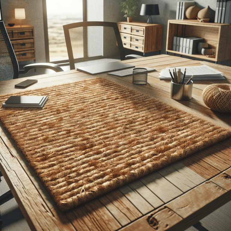 Natural Fiber Desk Mats for Office