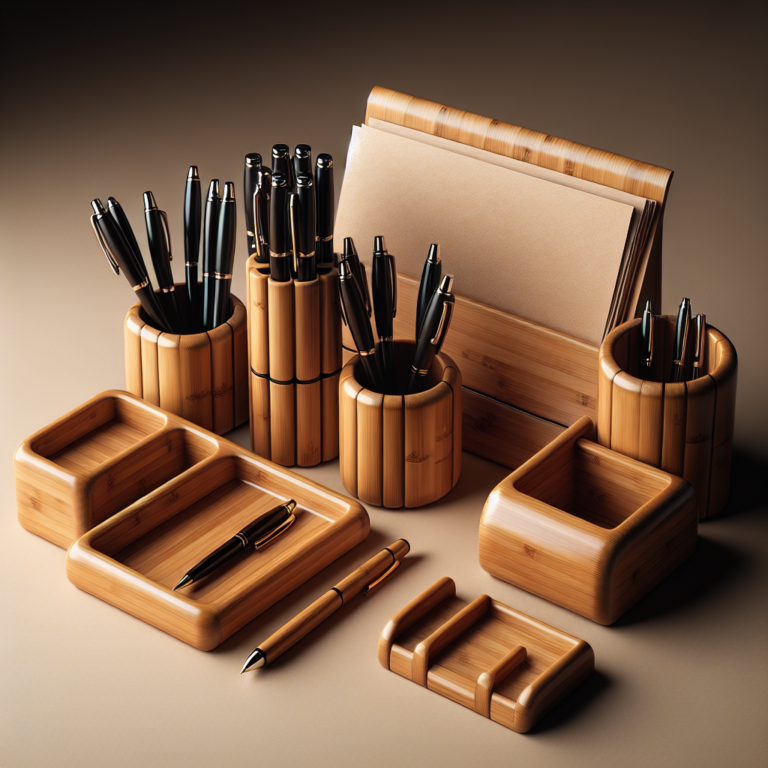 Bamboo Office Accessories Set