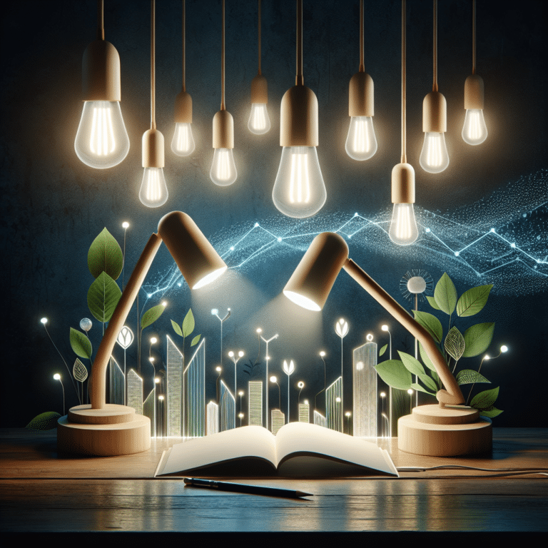 Sustainable Desk Lamps with LED