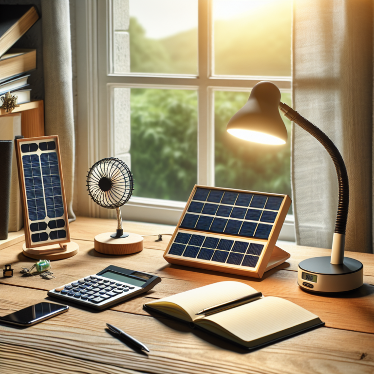 Solar-powered Desk Gadgets for Work