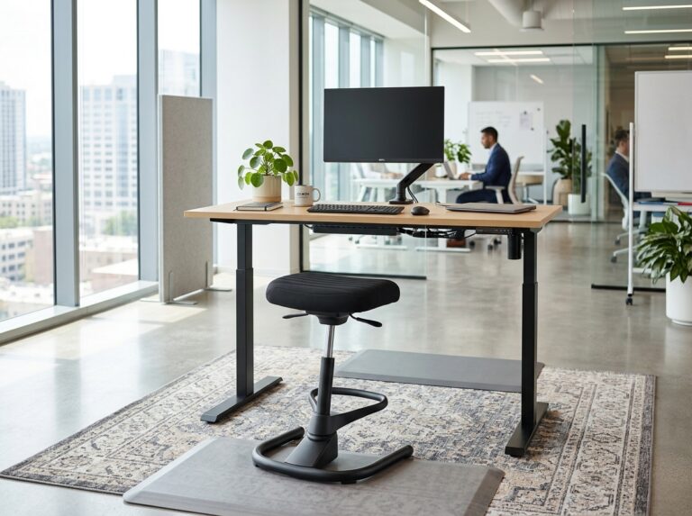 anti-fatigue ergonomic desk stool