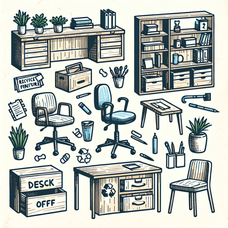 DIY Recycled Office Furniture Ideas