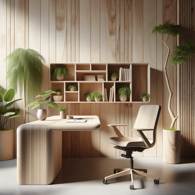 Minimalist Eco Office Furniture Setups