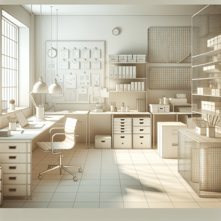 Minimalist office organization ideas