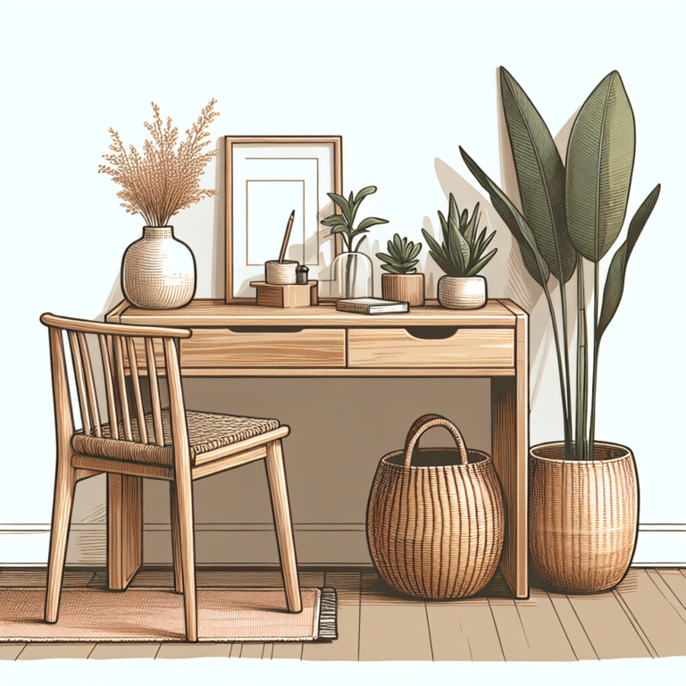 Compact Bamboo Desks: Perfect for Small Rooms