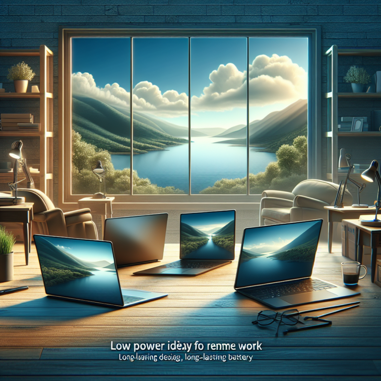 Low Power Laptops for Remote Work