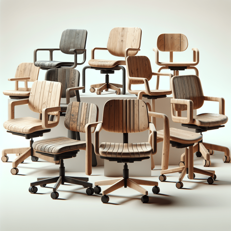 Affordable Recycled Wood Office Chairs